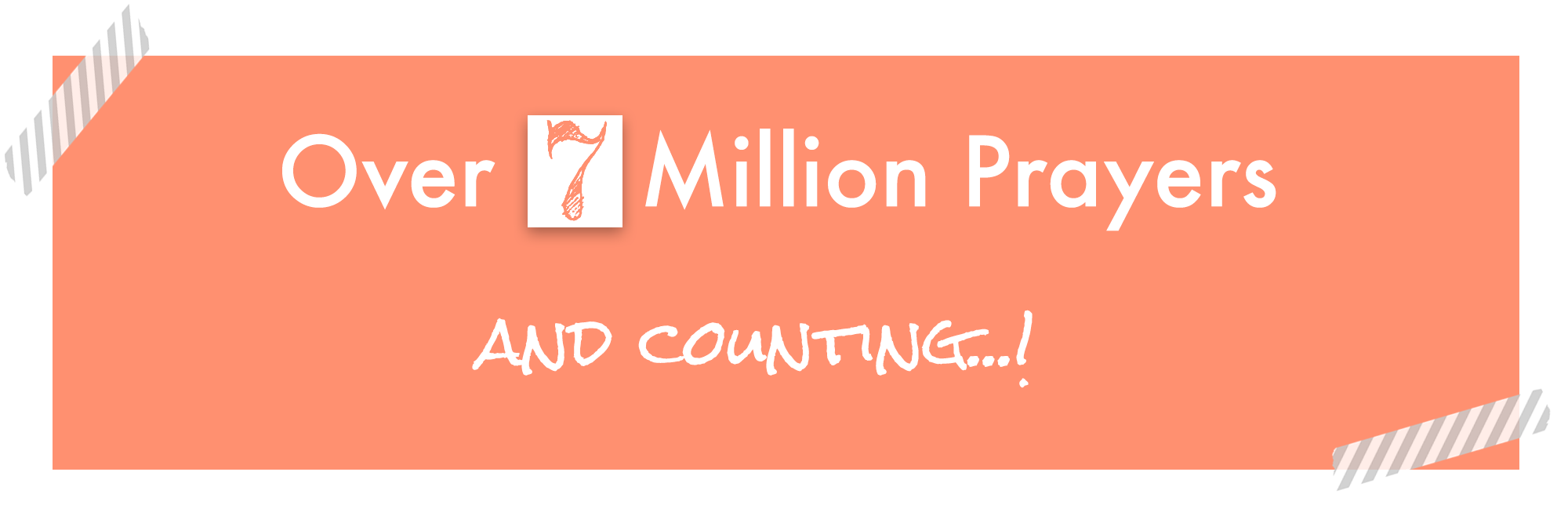 7 million prayer banner